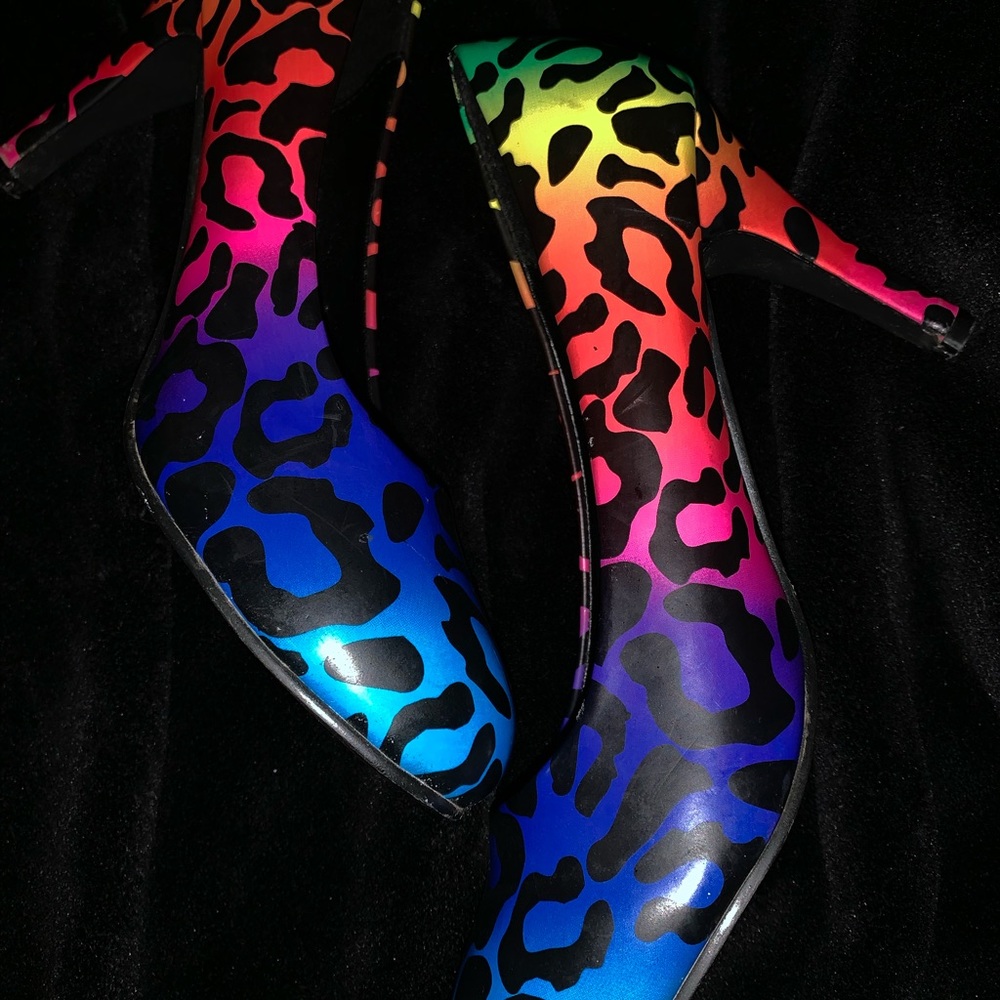 T.U.K. Heels!🌈✨ size 9. A steal! Usually $180-200